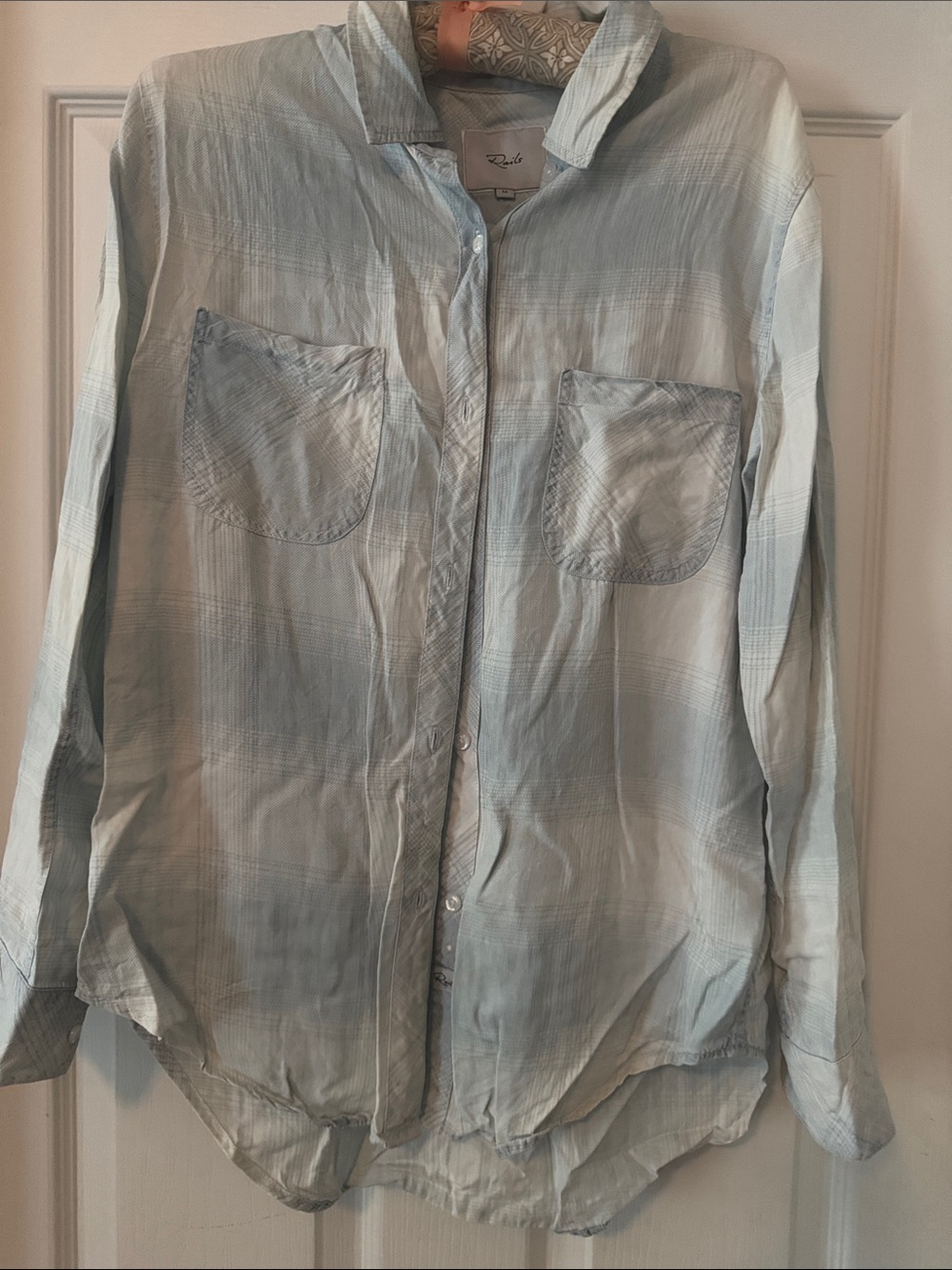 Rails Light Blue Button-Down Shirt